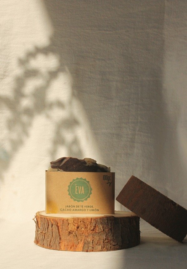 Producto - Eva: Jabón de Té Verde, Cacao Amargo y Limón - 0