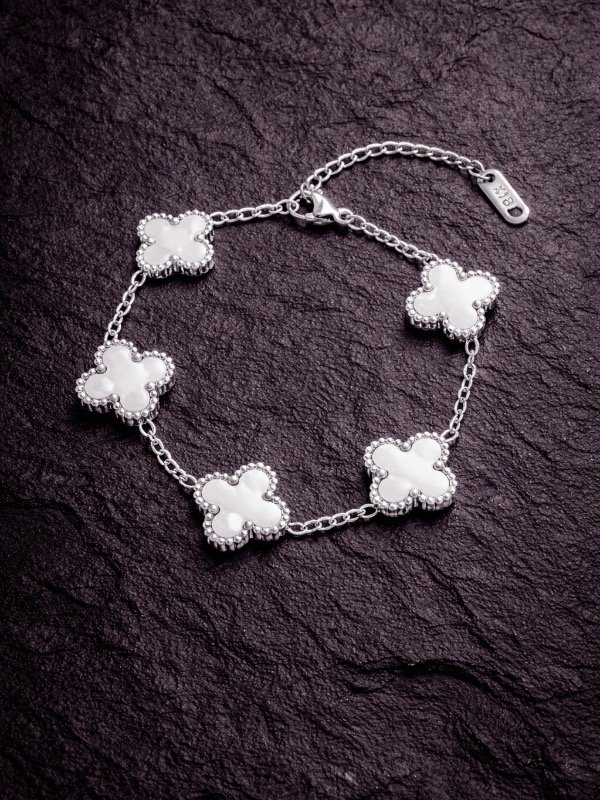 Producto - PULSERA VAN CLEEF PLATA BLANCO