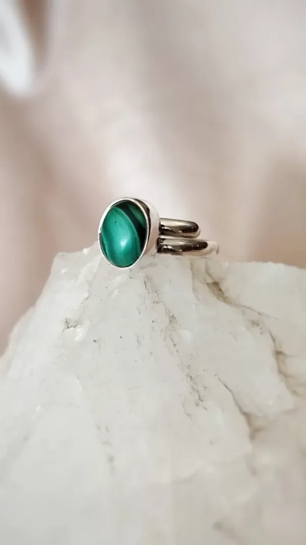 Producto - Anillo Malaquita PLATA925 - 0