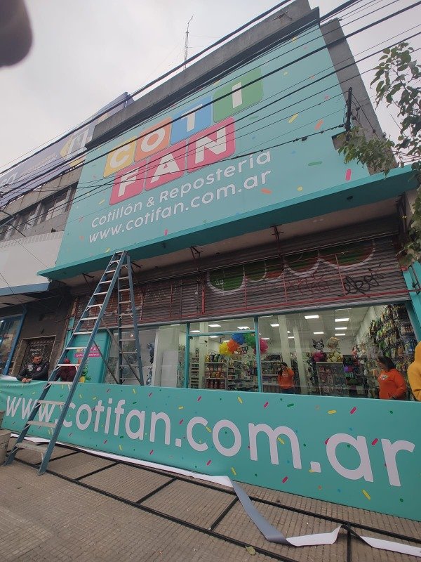 Producto - Cartel lona front cotifan