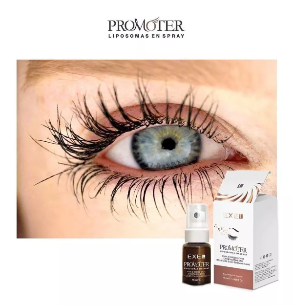 Producto - Promoter liposomas en spray crecimiento de cejas y pestañas 15ml - 1