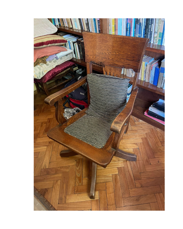 Producto - Sillón de escritorio de roble giratorio