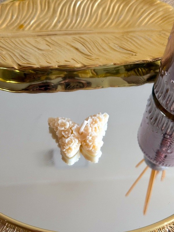 Producto - Vela mini mariposa flores coco vainilla