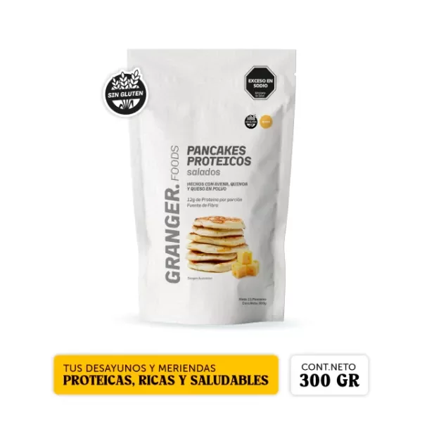 Producto - Premezcla Pancakes Proteicos sabor Queso x 300g - Granger