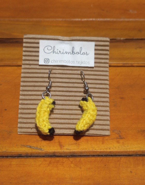 Producto - Aros tejidos banana