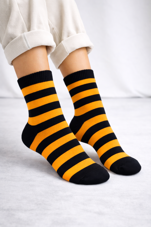 Producto - MEDIAS DOBLE ALGODÓN ABEJITA