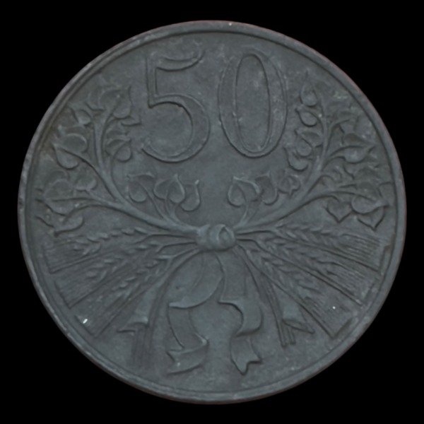 Producto - Bohemia y Moravia 1941 50 Haleru KM#3