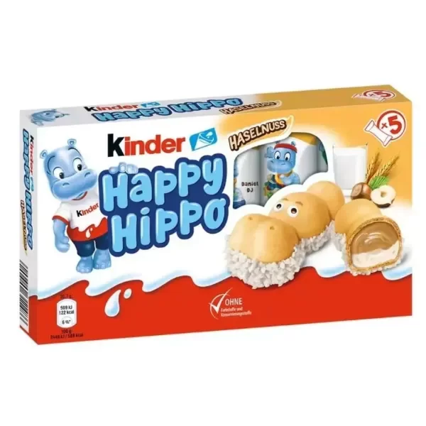 Producto - Kinder Happy Hippo Haselnuss  5u x 20,7g
