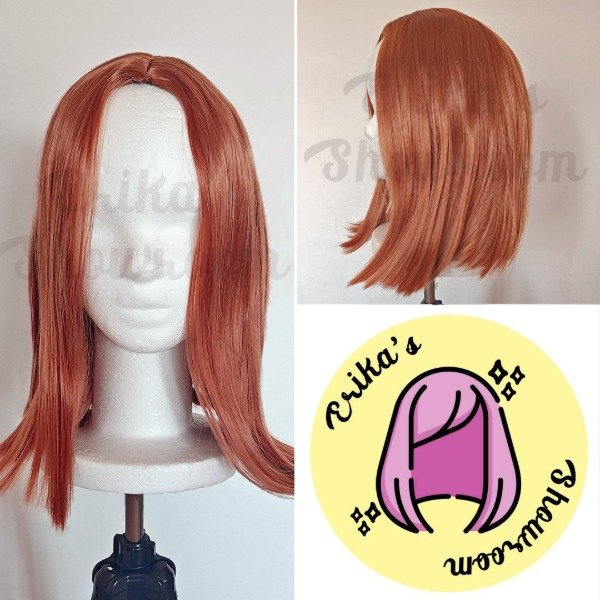 Producto - Peluca Corta Lacia Sin Flequillo Castaño 30