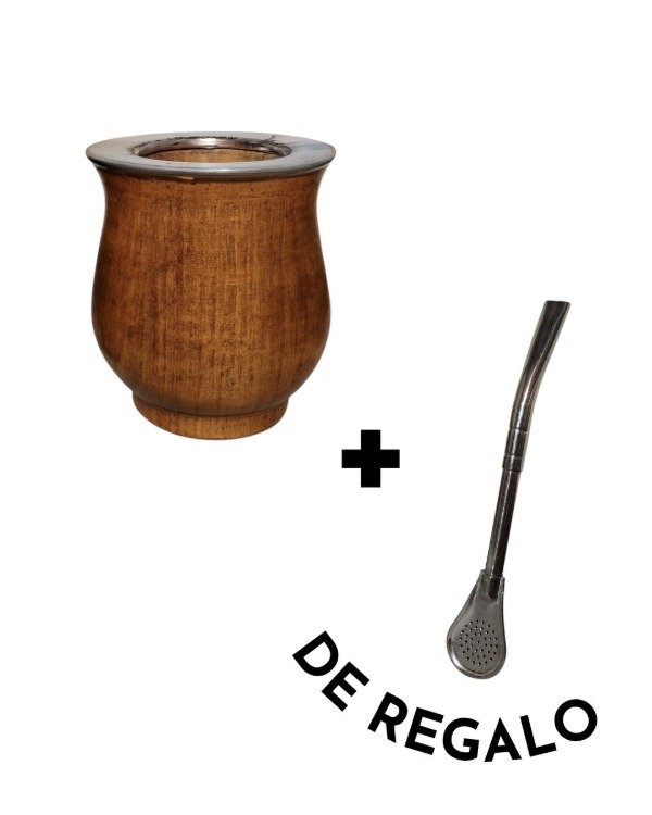 Producto - Mate de Algarrobo con bombilla de regalo