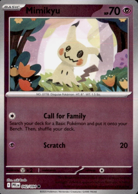 Producto - Mimikyu (042/094) [Mega Evolution: Phantasmal Flames]