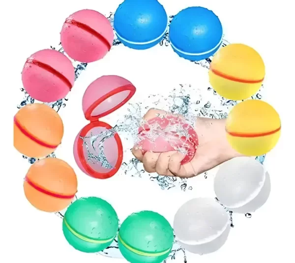 Producto - Bombuchas de agua reutilizables cierre magnetico x 6 - G3