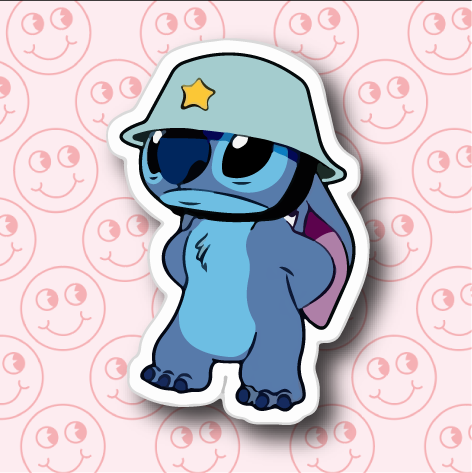 Soldado Stitch - Tienda de Stickers