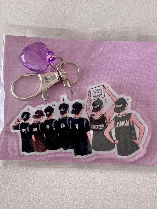 Producto - Llavero acrilico BTS