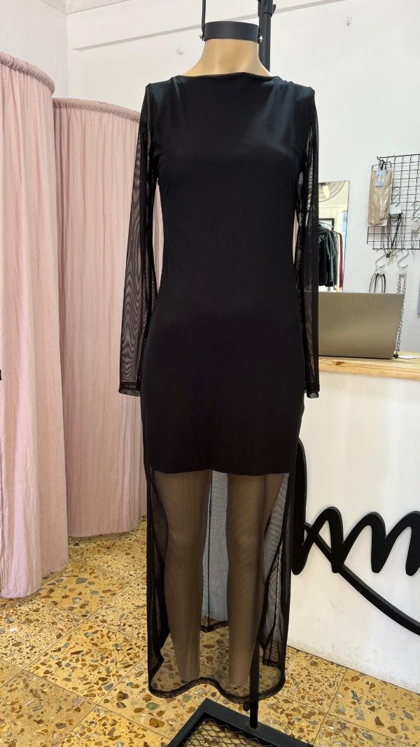 Producto - MAXIVESTIDO S/ESPALDA MICROTUL
