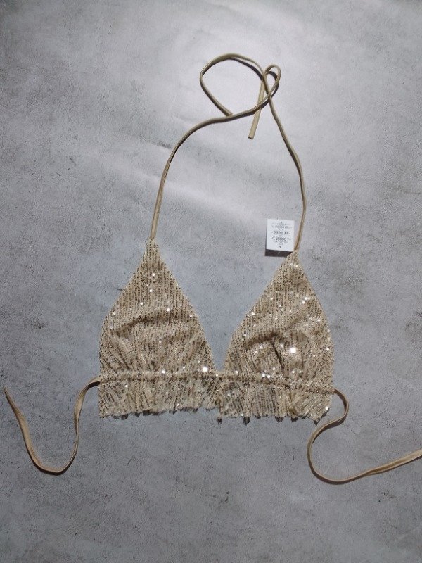 Producto - Top brillo champagne