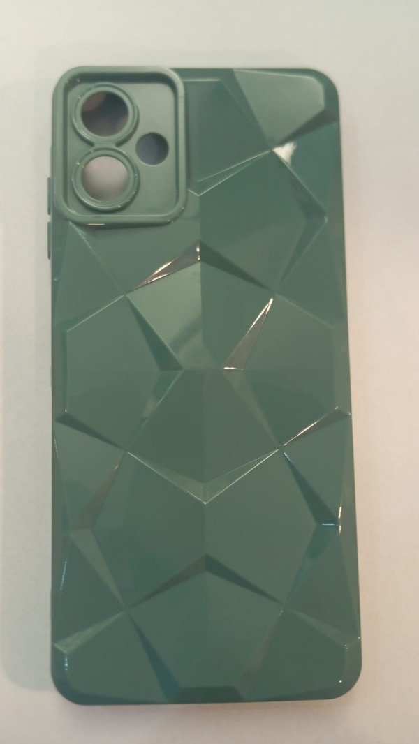 Producto - Funda Textura Rombos Verde Militar para Samsung A06