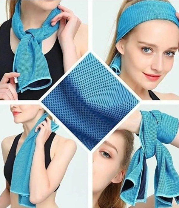 Producto - Toallita deportiva Siempre Fría Jean Cartier Azul