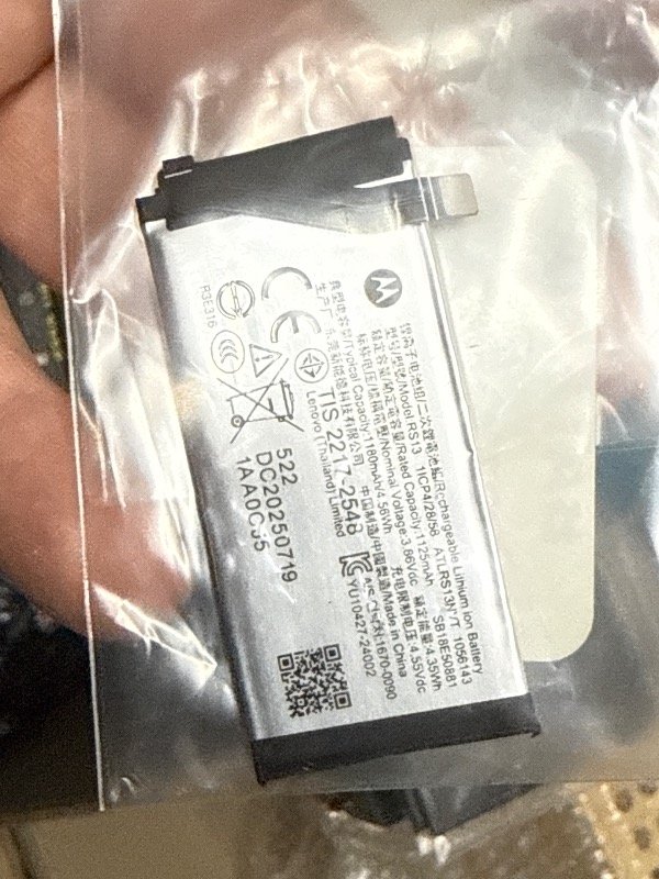 Producto - BATERIA MOTOROLA RS13 RAZR 60 ULTRA XT2551 NUEVA ORIGINAL