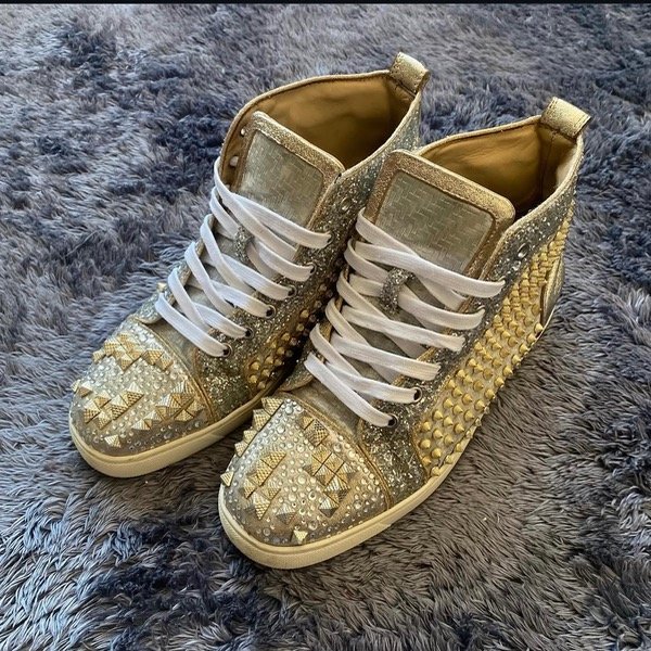 Producto - Zapatillas Christian Louboutin y Golden Silver Spiked