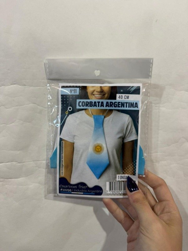Producto - CORBATA BANDERA DEGRADE ARGENTINA "MUNDIAL"