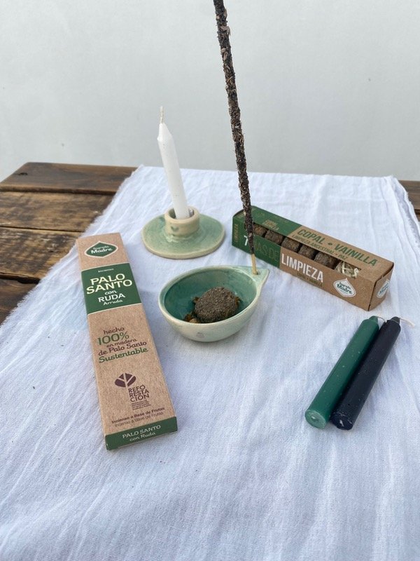 Producto - Portavela de cerámica