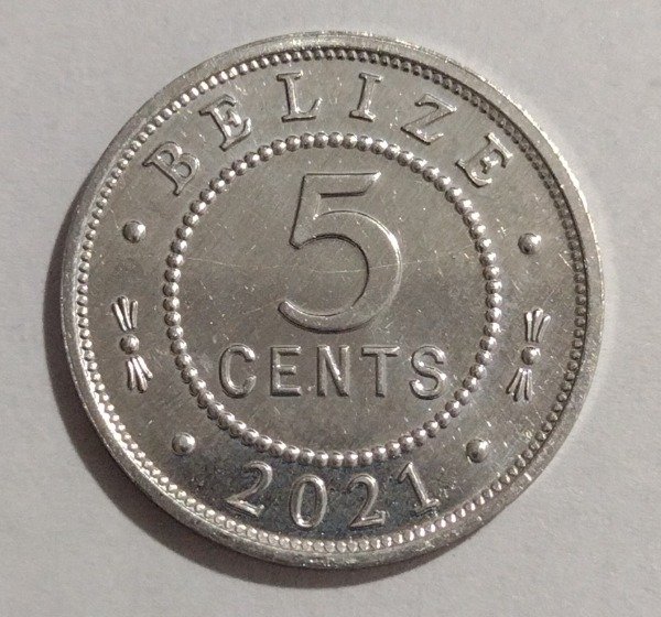 Producto - Belize 5 cents 2021 - 0
