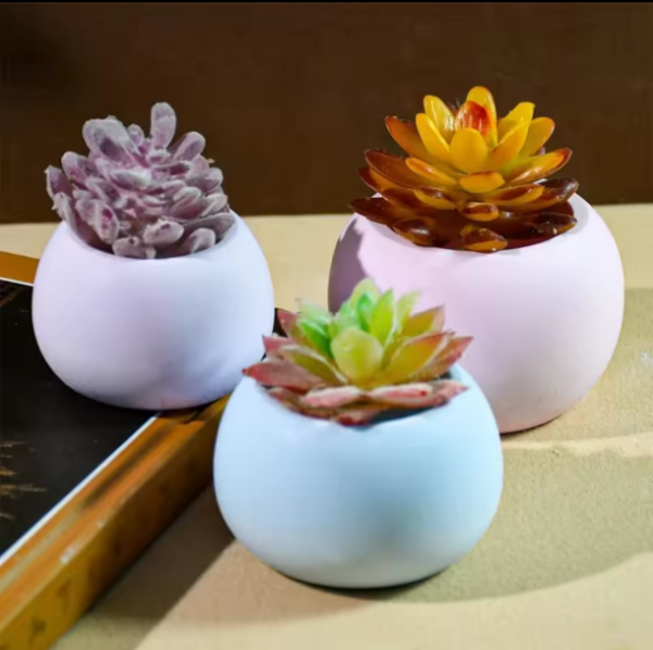 Producto - Molde maceta portavela redondo chico