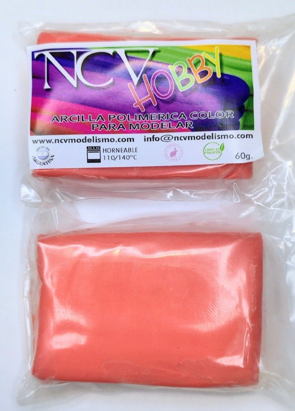 Producto - Arcilla Polimérica Hobby NCV CORAL 60g