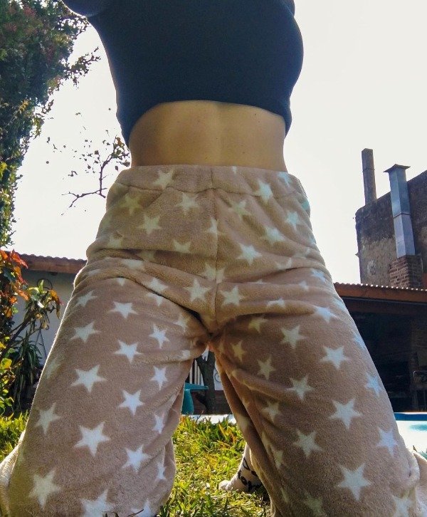 Producto - Pants Polar Estrellas Beige