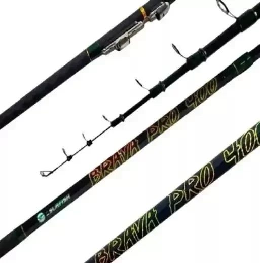 Producto - Caña Telescópica Surfish Brava Pro 4m Pejerrey Grafito