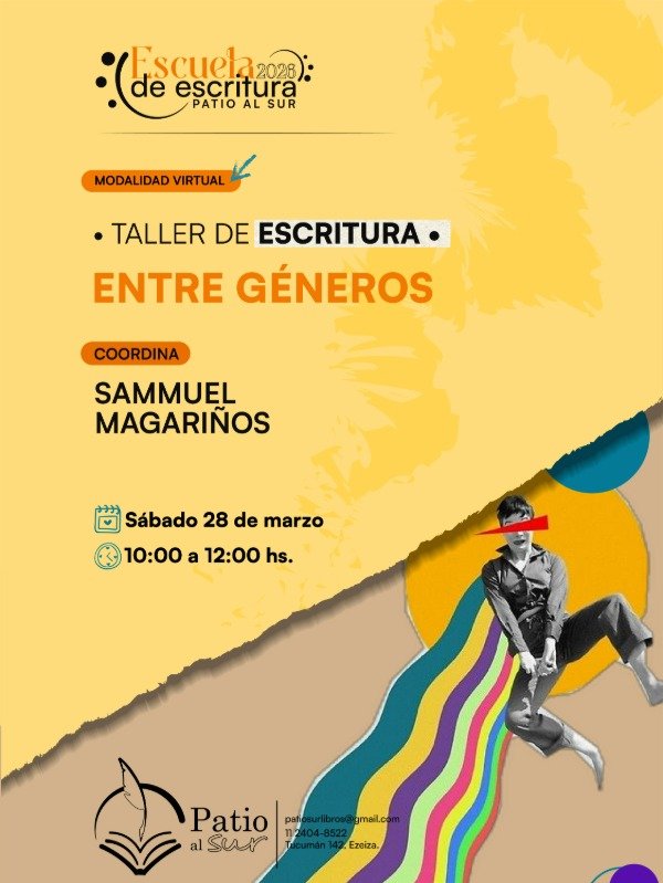 Producto - TALLER ENTRE GÉNEROS