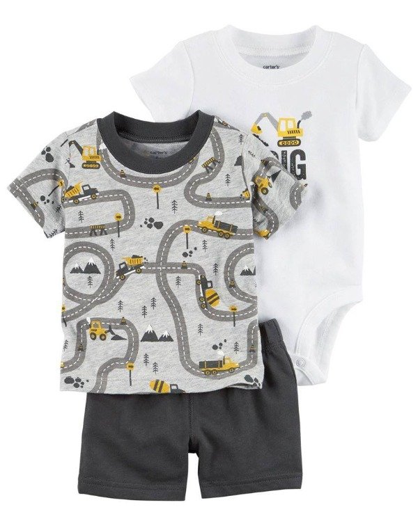 Producto - Trio Bebe Verano Gris Carretera