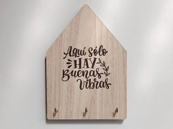 Producto - Portallaves Casita / buenas vibras