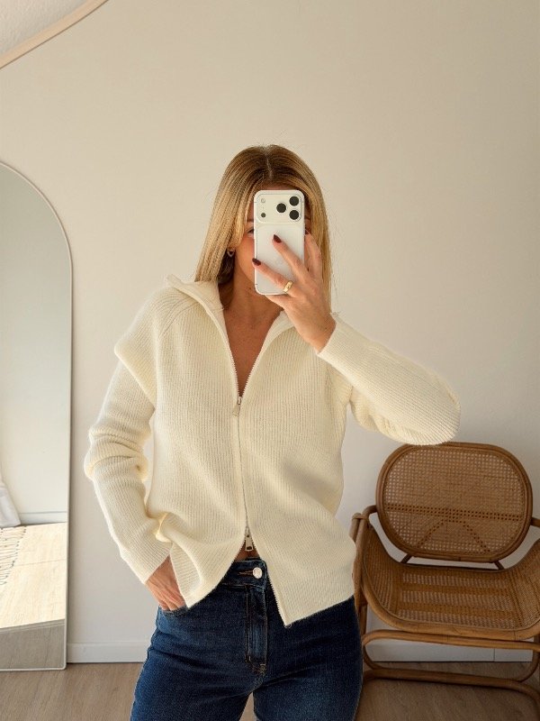 Producto - CAMPERA ANGORA DOBLE CIERRE