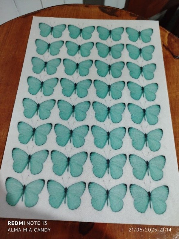 Producto - LAMINAS DE ARROZ PERSONALIZADAS (MARIPOSAS)