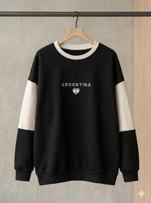 Producto - BUZO ARGENTINA BORDADO "FRIZADO" (Art.624)