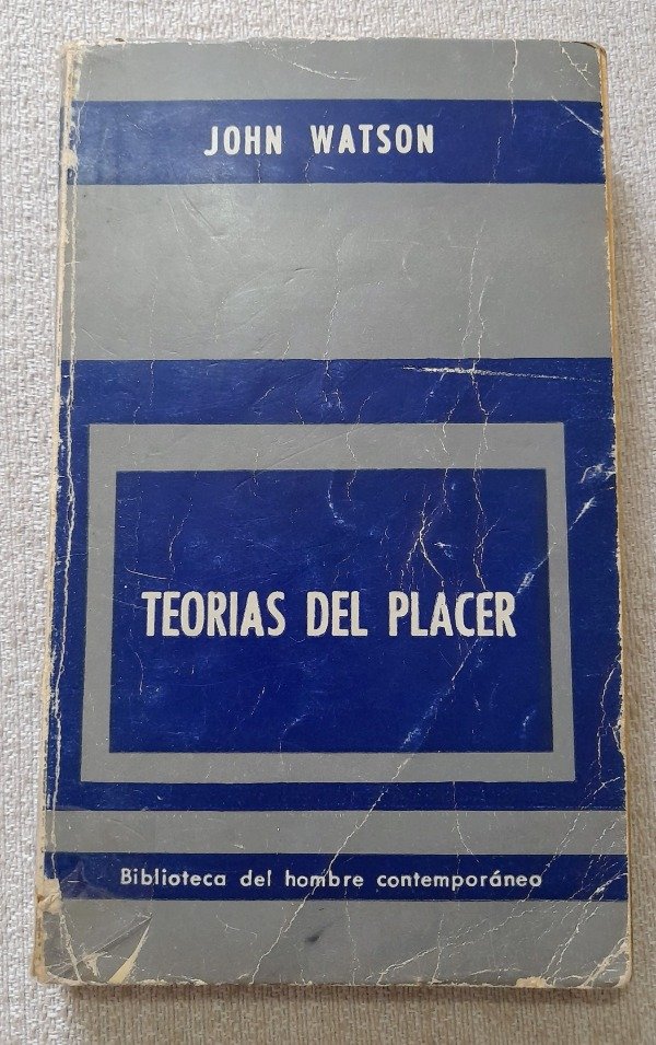 Producto - Teorias Del Placer John Watson - Hombre Contemporáneo Paidós #150