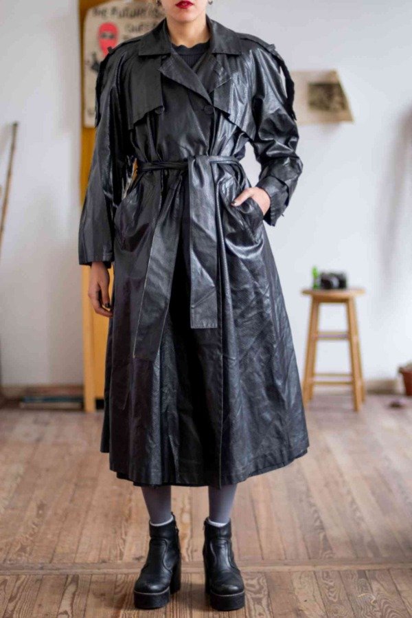 Producto - Trench Cuero Sintético Talle: XL-