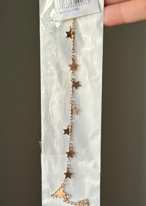 Producto - Pulsera estrella dorada