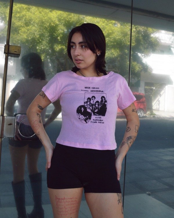 Producto - Baby tee Peperina rosa