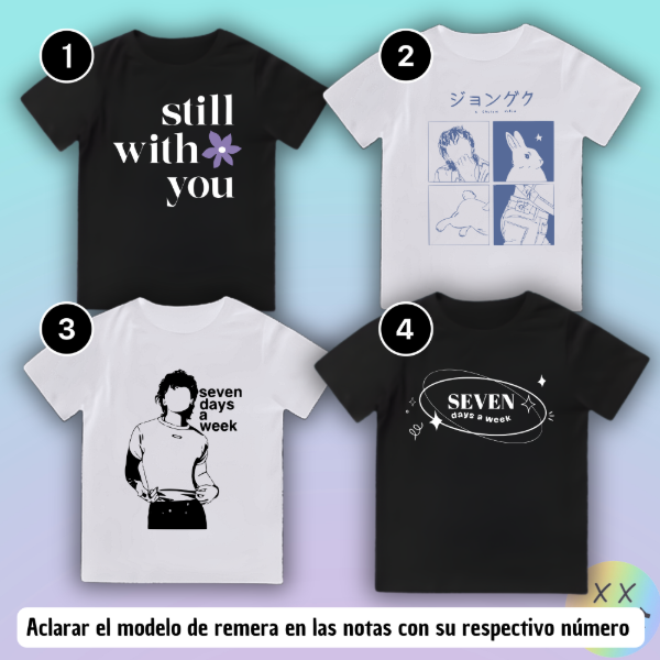 Producto - Baby Tee Jungkook #1 (varios modelos)