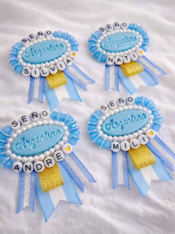 Producto - Escarapela Argentina con Nombre