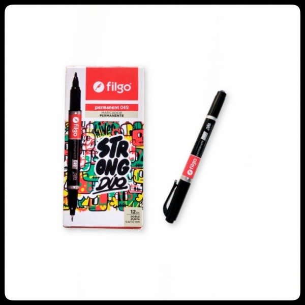 Producto - MARCADOR 042 PERMANENTE MARKER DOBLE PUNTA