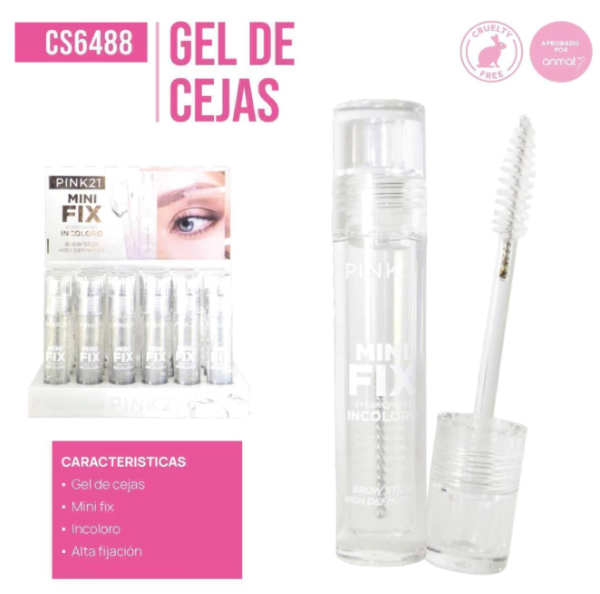 Producto - Gel para cejas MiniFix PINK 21