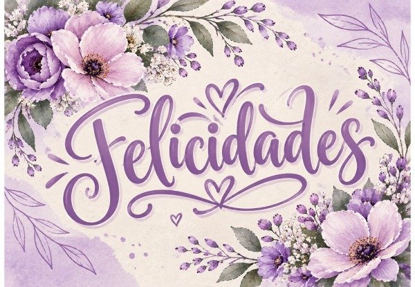 Producto - LAMINA FELICIDADES RECTANGULAR 2 - 1