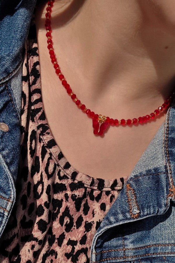 Producto - Collar Butterfly Ruby