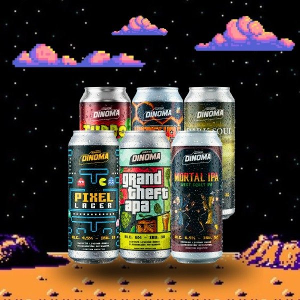 Producto - Pack X6 "Arcade" - Dinoma