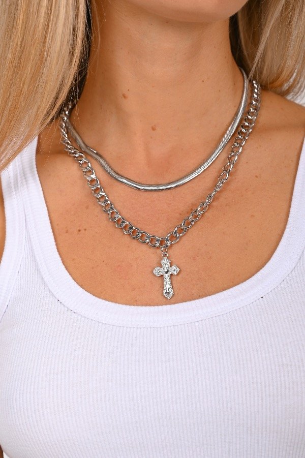 Producto - Collar Saint Cross Silver - 3