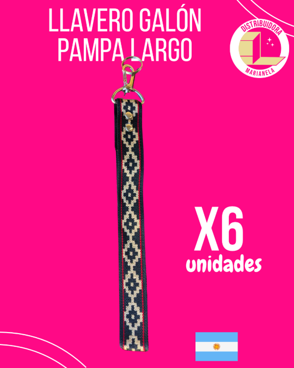 Producto - Llavero Galón Pampa Largo - Pack x6 unidades